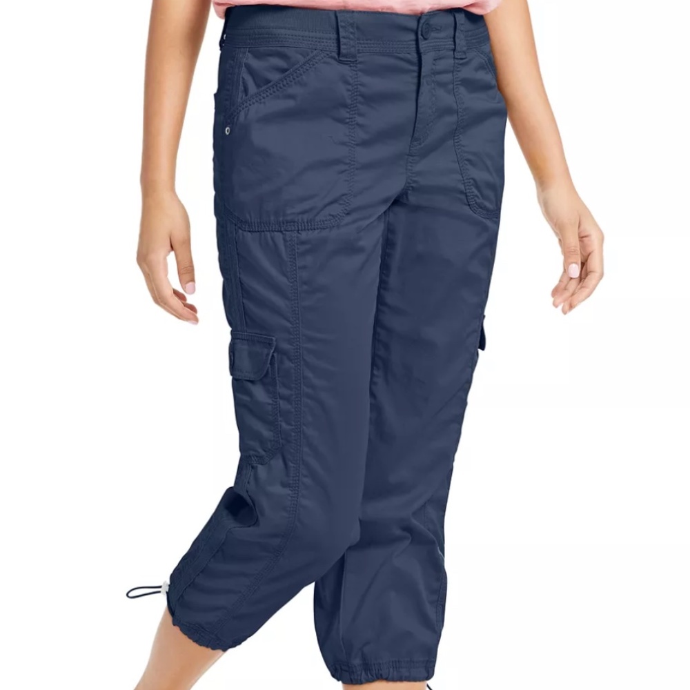 STYLE & CO Women's Cargo Capri Pants, Created for Macy's